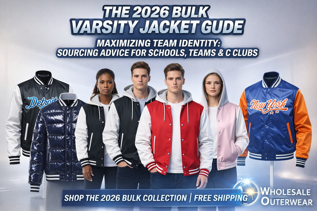 2026 Bulk Varsity Jackets Guide for Adults & Youth