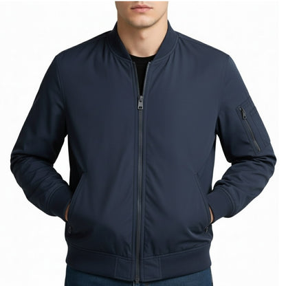 12 Pack Adult Spring Bomber Jacket in Navy