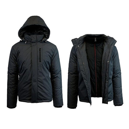 24 Pack Men's Heavyweight Windbreaker Jacket - Navy
