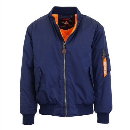 12 Pack Men's Heavyweight Bomber Flight Jacket - Charcoal