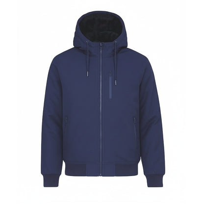 12 Pack Adult Hooded Bomber Jacket - Navy
